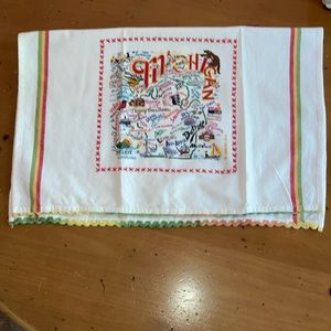 Michigan cotton kitchen towel. Catstudio.